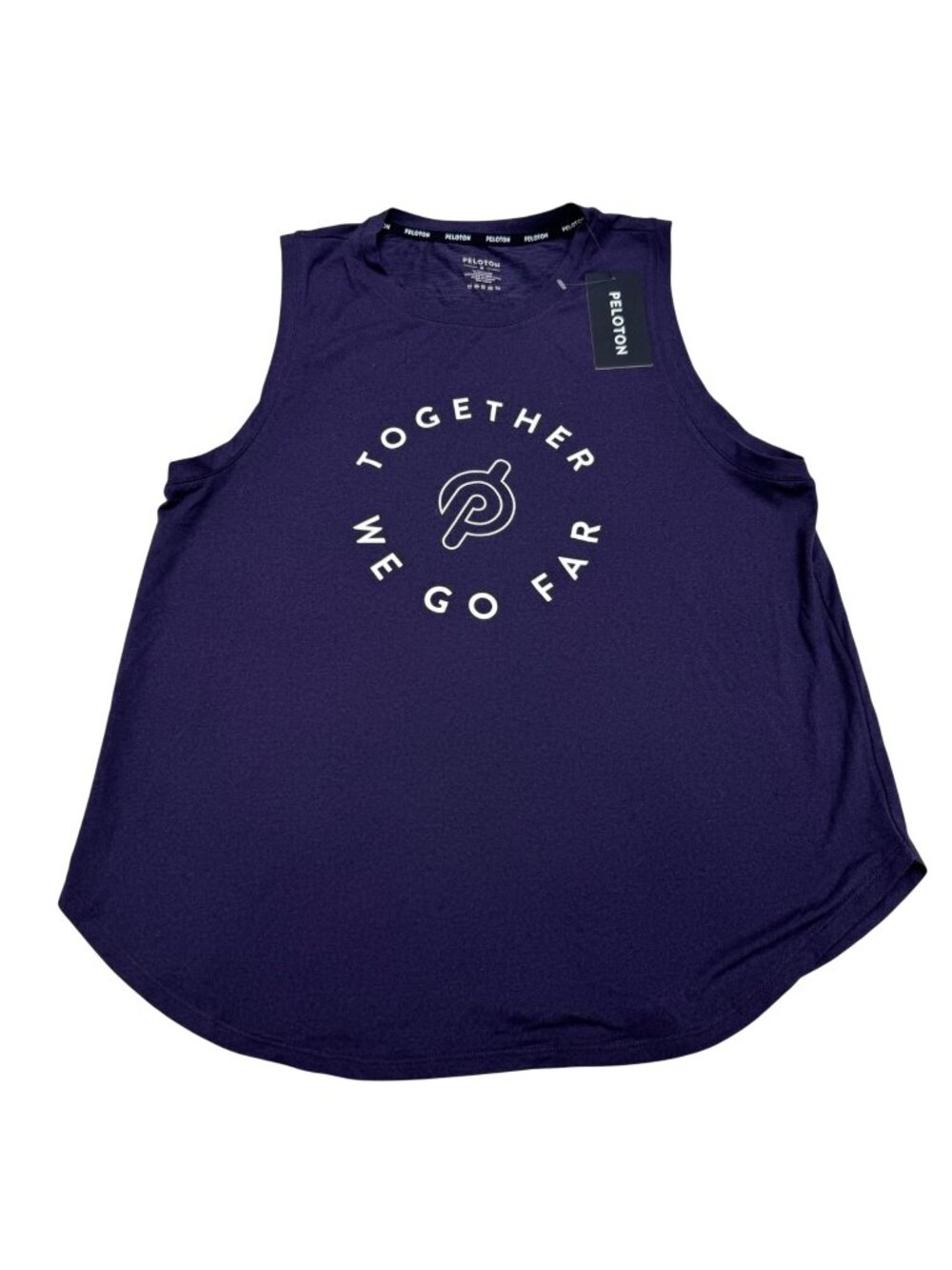NWT Peloton Dreamblend Scoop Muscle Tank Top Women's Together We Go Far, Size M - Picture 1 of 7